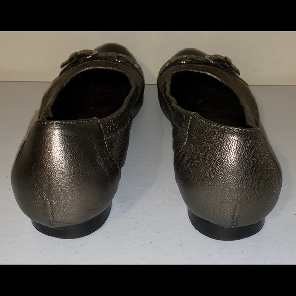 Attilio Giusti Leombruni Flats 8/38.5 Pewter Gray - Picture 6 of 8